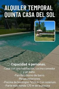 Bazén v ubytování Quinta casa del sol nebo v jeho okolí