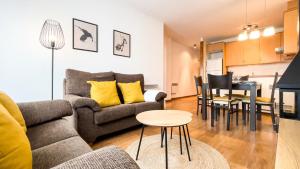 Χώρος καθιστικού στο Refugio Ceretà Naturaleza, Aventura y Confort