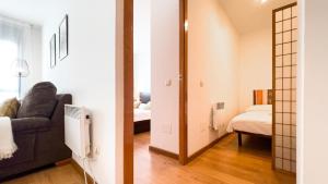 Ένα ή περισσότερα κρεβάτια σε δωμάτιο στο Refugio Ceretà Naturaleza, Aventura y Confort