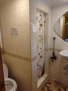 Koupelna v ubytování uoksany