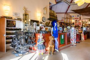De Rijper Eilanden في دي رايب: متجر يبيع تماثيل صغيرة في متجر مع
