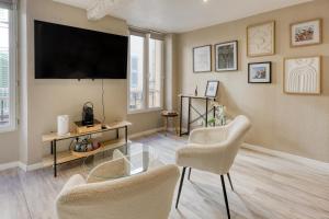 Телевизор и/или развлекательный центр в Studio N1 Draguignan Centre