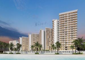 uma representação de um grande edifício de apartamentos em Mango tree residence em Dar es Salaam