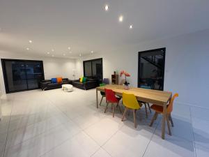 Et opholdsområde på Maison moderne Villa