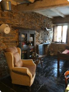Гостиная зона в Casa rural **** El Barreiro. Ideal para familias.