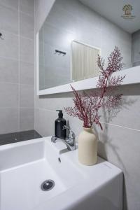 Et badeværelse på Ruang Temu Homestay Seremban