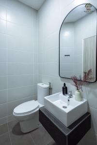 Et badeværelse på Ruang Temu Homestay Seremban