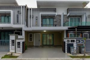 Bygningen som feriehuset ligger i