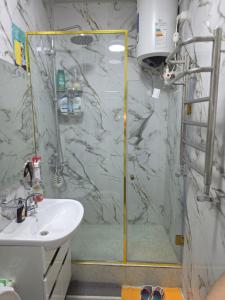 Koupelna v ubytování Guesthouse