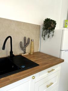 Nhà bếp/bếp nhỏ tại Appart Cosy près de la Gare & Centre ville