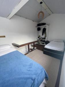 Postel nebo postele na pokoji v ubytování Beira Mar Suite Búzios A 400 m del mar + 2 fotografie