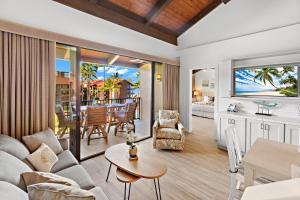 Χώρος καθιστικού στο Papakea G405