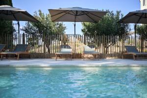 Бассейн в Chambres d'hôte Le Mas Laurent или поблизости +18 фотографий