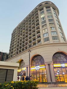 Bygningen som lejligheden ligger i