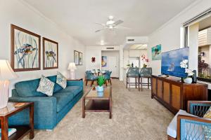 Χώρος καθιστικού στο Kapalua Golf Villa 23T 45