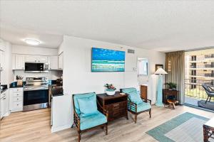 Kuchyň nebo kuchyňský kout v ubytování Royal Kahana 501