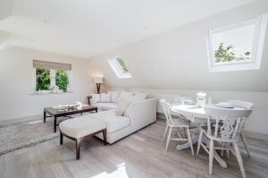 Et opholdsområde på April Lodge