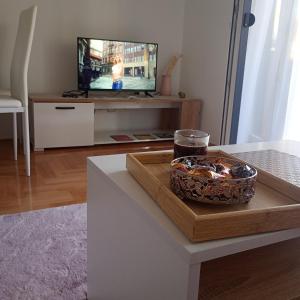 TV a/nebo společenská místnost v ubytování NoVa apartman - stan na dan