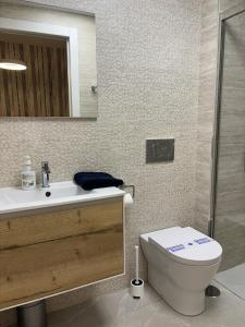 Ένα μπάνιο στο Apartment with rooftop pool 150 m from the beach +10 φωτογραφίες