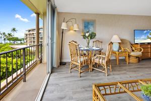 Un balcon sau o terasă la Maui Kaanapali Villas A420