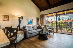 Posezení v ubytování Papakea E406