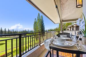 Μπαλκόνι ή βεράντα στο Kapalua Golf Villa 12V 1