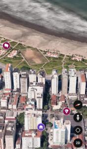 an aerial view of a city with buildings at Home 013 in São Vicente