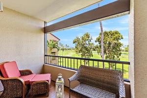 En balkon eller terrasse på Kaanapali Royal D202