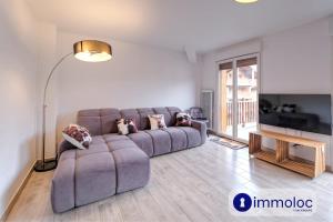 TV a/nebo společenská místnost v ubytování Duplex Apartment in Auron