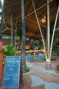 Restaurace v ubytování Wonderland Mandrem