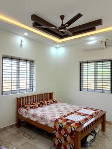 Кровать или кровати в номере Cozy Villa