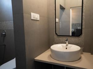 Koupelna v ubytování Wonderland Mandrem