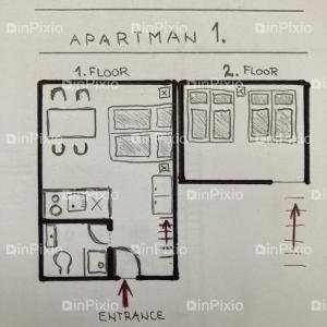 Plantegning af PIROVAC APARTMENTS ***