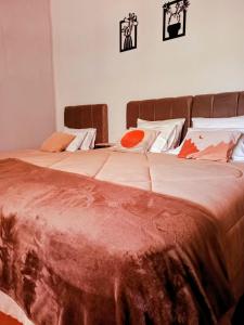 Postel nebo postele na pokoji v ubytování Tierra Norte - Cabañas