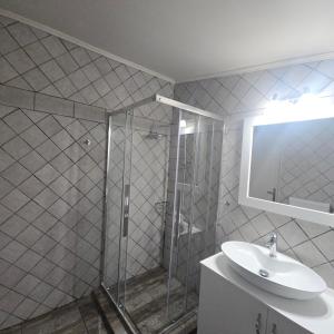 Koupelna v ubytování Κτήμα Βασίληγιάννη