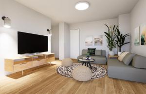 Et tv og/eller underholdning på Mirabello Bay House