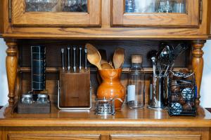 Køkken eller tekøkken på Chalet relax con piscina en La Rioja