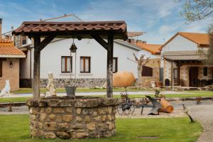 Bygningen som feriehuset ligger i