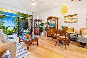 Χώρος καθιστικού στο Hale Mahina A103