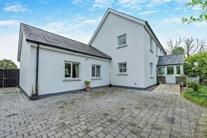 Bygningen som feriehuset ligger i