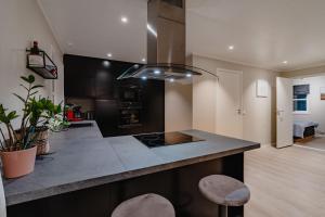 ロングイェールビーンにあるCozy Apartment Longyearのキッチン(コンロ付) +13枚の写真