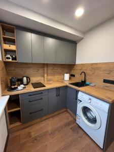 Η κουζίνα ή μικρή κουζίνα στο Stay Calm in Liepaja