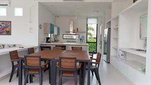 Η κουζίνα ή μικρή κουζίνα στο casa campestre igua