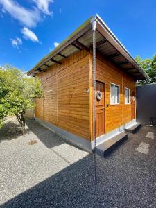 Bygningen som feriehuset ligger i