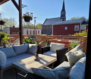 O zonă de relaxare la The Scotsman Inn