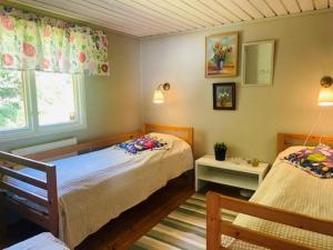 Postel nebo postele na pokoji v ubytování 6 person holiday home in STURKÖ-By Traum