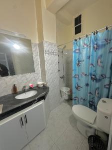 Koupelna v ubytování Cosy appartement in medina Rabat