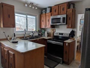 Kuchyň nebo kuchyňský kout v ubytování Bungalow in Green Area