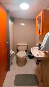 Koupelna v ubytování Apartamento en Chipre