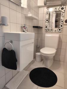 Koupelna v ubytování Studio indépendant à Grône